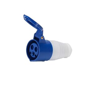 213 Three-core 16A Connector Industrial Aviation Plug Non-Explosion-Proof Socket Three-Phase Waterproof Construction site Docking(Three core 16A Hollow) in Kuwait