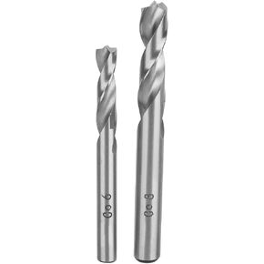 طقم لقم مثقاب لحام نقطي مكون من قطعتين، مادة HSSCO، عالية التآكل والمتانة، سهل فصل اللحامات النقطية، مقاسات 6 × 65 مم و8 × 80 مم، مزيل قطع ثقب معدني in Kuwait