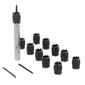 مجموعة قطع مثقاب اللحام البقعي، لقم مثقاب طاقة دوارة ذات وجهين HSS، مزيل ثقب للحام، 3/8 بوصة، أداة إزالة اللحام البقعي in Kuwait