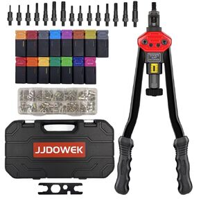 16-Inch Rivet Nut Tool Rivet Nut Kit with 15 PCS SAE & Metric Mandrels,236 PCS Rivet Nuts, Rugged Carrying Case in Saudi Arabia