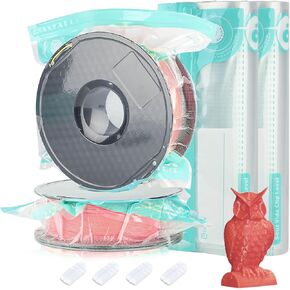 مجموعة مكنسة تخزين خيوط الطابعة ثلاثية الأبعاد، 20 كيس تخزين سميك للتخزين، مقاومة للغبار والرطوبة 11.8 × 13.4 بوصة للحفاظ على الشعيرات جافة in Kuwait