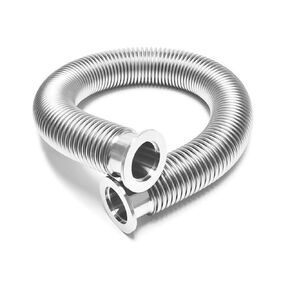 KF40-1000mm Stainless Steel Bellows - Vacuum Equipment Corrugated Tube for Industrial Use SS304 KF40 Vacuum Corrugated Bellows Hose Set Length 1000mm Stainless Steel 304 NW40 Flexible Bellow in Kuwait