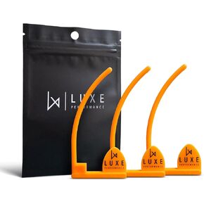 علم غرفة أمان الأسلحة - إكسسوارات نطاق الأسلحة ذات اللون البرتقالي الساطع، القوية والمتينة للبالغين - جهاز أمان للأسلحة النارية مناسب عالميًا مصنوع في الولايات المتحدة الأمريكية - مجموعة من 6 قطع in Kuwait