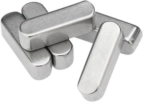 10 قطعة 3 مللي متر-5 مللي متر نهاية مستديرة ريشة مفتاح محرك رمح موازية الفولاذ المقاوم للصدأ A2-(الطول: M5 x 5x40) in Kuwait