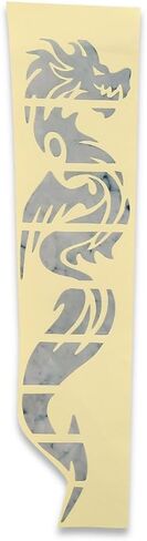 Dragon Pattern Guitar Inlay Stickers Ultra Thin Lightweight Long Service Time for Fretboard Decor Tools in Saudi Arabia