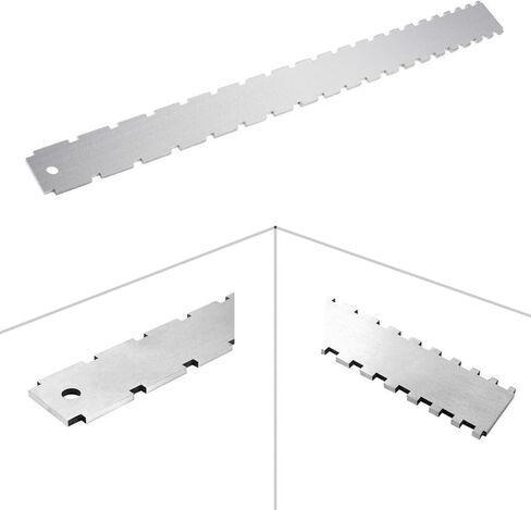 Guitar Neck Notched Straight Edge Luthiers Tool with String Action Ruler Gauge and Fritz Ruler for Gibson Fender and Most Guitar in Kuwait