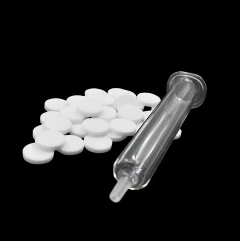 خراطيش SPE عمود فارغ بما في ذلك أنابيب زجاجية فارغة 6 مل وفريت PE لمختبر عمود الاستخراج ذو الطور الصلب مورد تجربة HPLC in Kuwait