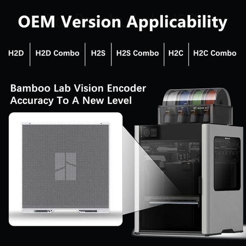 جهاز تشفير الرؤية H2S/H2D/H2C الأصلي لسلسلة Bambu Lab H2، لوحة معايرة فائقة الدقة مقاس 50 ميكرومتر، معايرة لمدة 5 دقائق، جودة طباعة ثلاثية الأبعاد على مستوى الحقن، مطبوعات كبيرة الحجم عالية الدقة in Kuwait