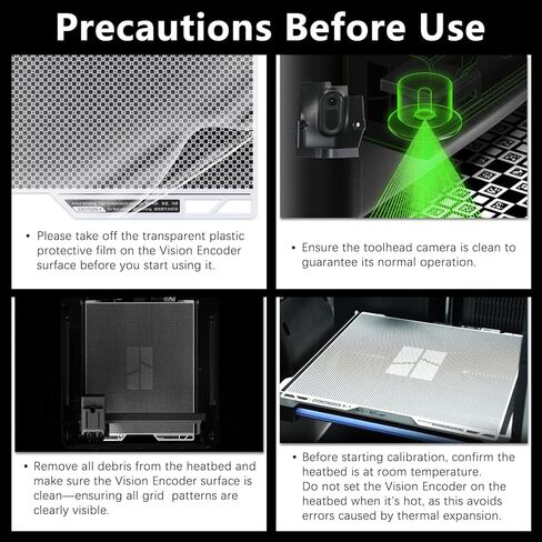 جهاز تشفير الرؤية H2S/H2D/H2C الأصلي لسلسلة Bambu Lab H2، لوحة معايرة فائقة الدقة مقاس 50 ميكرومتر، معايرة لمدة 5 دقائق، جودة طباعة ثلاثية الأبعاد على مستوى الحقن، مطبوعات كبيرة الحجم عالية الدقة in Kuwait
