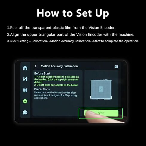 جهاز تشفير الرؤية H2S/H2D/H2C الأصلي لسلسلة Bambu Lab H2، لوحة معايرة فائقة الدقة مقاس 50 ميكرومتر، معايرة لمدة 5 دقائق، جودة طباعة ثلاثية الأبعاد على مستوى الحقن، مطبوعات كبيرة الحجم عالية الدقة in Kuwait