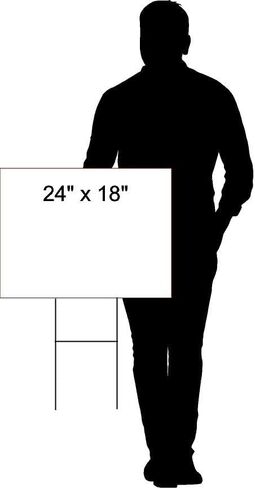 Catering Booth Spring Flowers Yellow Field Up Arrows A-Frame Single Sided 23x23 in. sign in Kuwait