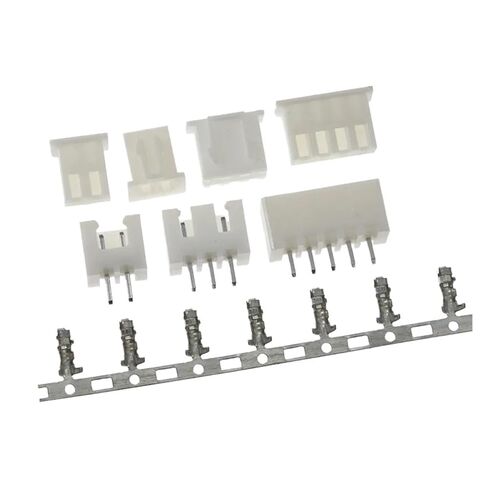 Fengpeng 10 مجموعات JST XH2.54 2/3/4/5Pin محطات غلاف بلاستيكي قابس ذكر + موصل سلك مقبس أنثى XH 2. 2P 3P 4P 5P 6P 8P 10P 12P (مقبس دبوس منحني، 10 Set_4P) in Kuwait