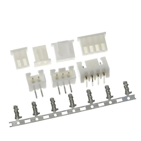 fengpeng 10sets JST XH2.54 2/3/4/5Pin Terminals Plastic Shell Male Plug + Female Socket Wire Connector XH 2. 2P 3P 4P 5P 6P 8P 10P 12P(Bent pin Socket,10 Set_4P) in Saudi Arabia