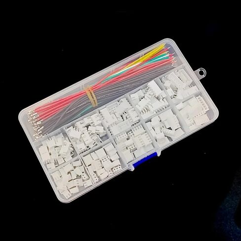 Fengpeng XH 2.54 مللي متر طقم مقبس توصيل مع سلك سيليكون مجعد مسبقًا 2/3/4/5/6 دبوس كابل محول الإسكان ذكر أنثى in Kuwait
