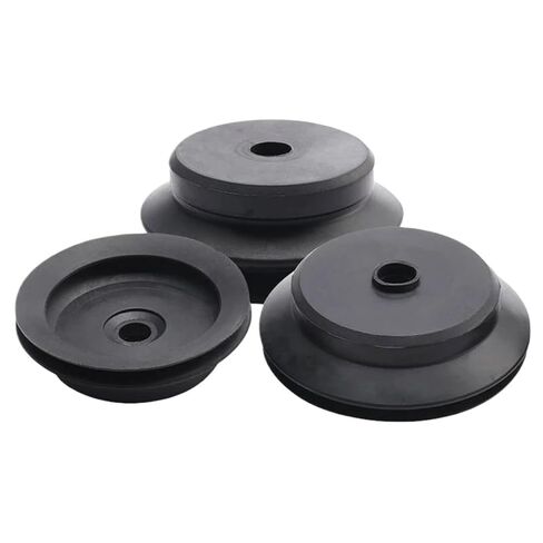 10 قطعة أكواب شفط مناور أسود صناعي هوائي تشاك فوهة المطاط سيليكون فراغ مصاصة (PJG-20 أبيض) in Kuwait