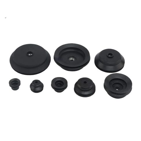 10 قطعة أكواب شفط مناور أسود صناعي هوائي تشاك فوهة المطاط سيليكون فراغ مصاصة (PJG-20 أبيض) in Kuwait