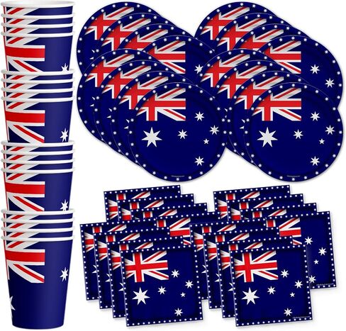 Japan Flag Birthday Party Supplies Set Plates Napkins Cups Tableware Kit for 16 in Saudi Arabia