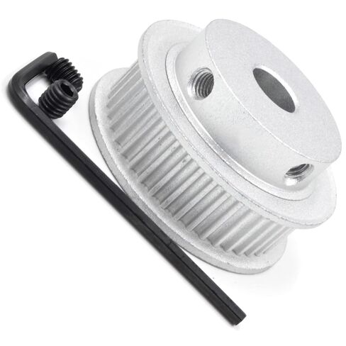 40 42 44 أسنان HTD 3M توقيت بكرة تتحمل 5/6/6.35/7/8/10/12/14/15/16/18/19/20 لـ HTD3M عرض الحزام 6/10/15 مم 40T 42T 44T(10mm-keyway4x1.8mmBF، 40 أسنان، 6 مم) in Kuwait