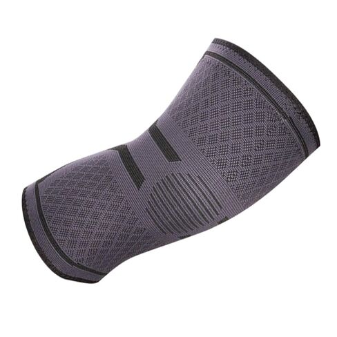 Didiseaon Breathable Silicone Knee Pads for Sports Elastic Knitted Knee Protector Comfortable Non-slip Design for Running Cycling and More Grey Xxl in Saudi Arabia