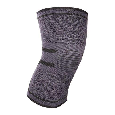 Didiseaon Breathable Silicone Knee Pads for Sports Elastic Knitted Knee Protector Comfortable Non-slip Design for Running Cycling and More Grey Xxl in Saudi Arabia