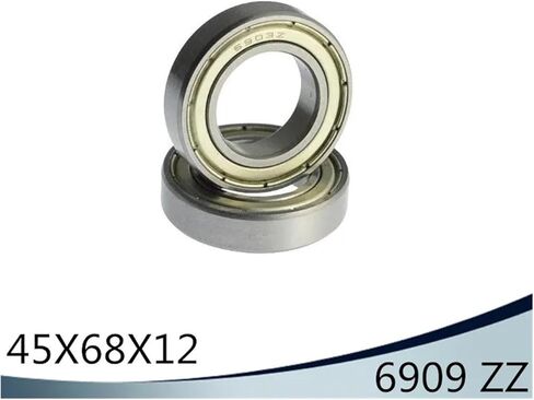 6909ZZ Bearing ABEC-1 45x68x12 mm Thin Section 6909 ZZ Ball Bearings 6909Z 61909 Z in Kuwait