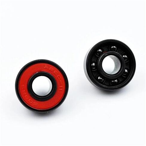 608 2RS محمل كروي سيراميك أسود 8 * 22 * ​​7 ملم رولر مدمج بفواصل 8 قطع in Kuwait