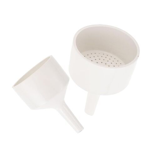 2pcs Ceramic Buchner Funnel Filter Funnels for Laboratory Use Lightweight Porcelain Design for Accurate Liquid Pouring Chemistry Biology Applications in Saudi Arabia