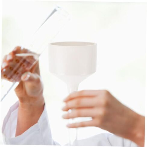 2pcs Ceramic Buchner Funnel Filter Funnels for Laboratory Use Lightweight Porcelain Design for Accurate Liquid Pouring Chemistry Biology Applications in Saudi Arabia