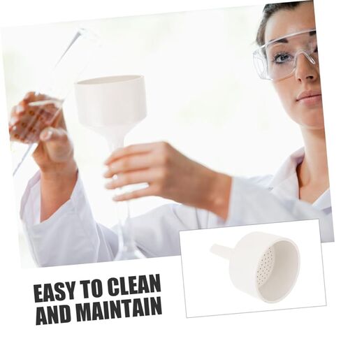 2pcs Ceramic Buchner Funnel Filter Funnels for Laboratory Use Lightweight Porcelain Design for Accurate Liquid Pouring Chemistry Biology Applications in Saudi Arabia