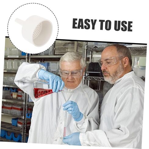 2pcs Ceramic Buchner Funnel Filter Funnels for Laboratory Use Lightweight Porcelain Design for Accurate Liquid Pouring Chemistry Biology Applications in Saudi Arabia