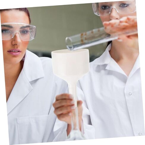 2pcs Ceramic Buchner Funnel Filter Funnels for Laboratory Use Lightweight Porcelain Design for Accurate Liquid Pouring Chemistry Biology Applications in Saudi Arabia