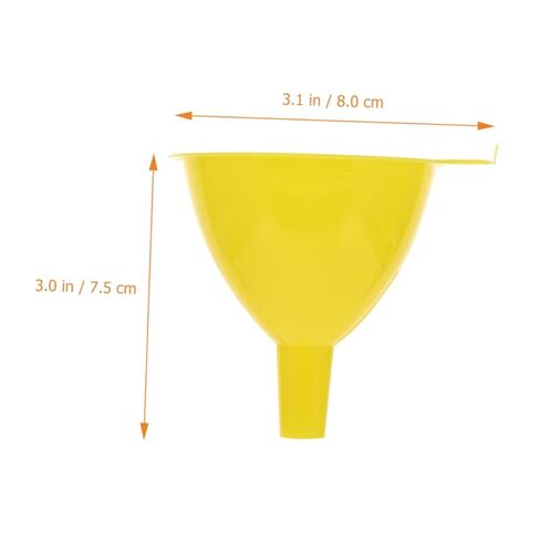 DECHOUS 16pcs Plastic Laboratory Funnel Set 60mm Wide Mouth Filling Filter Funnels for Chemical Experiments for Teaching and Science Projects in Saudi Arabia