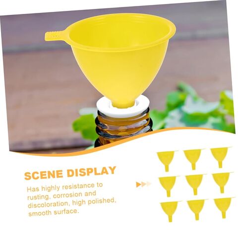 DECHOUS 16pcs Plastic Laboratory Funnel Set 60mm Wide Mouth Filling Filter Funnels for Chemical Experiments for Teaching and Science Projects in Saudi Arabia