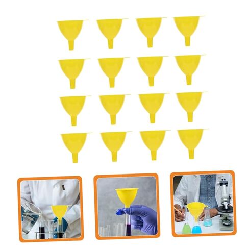 DECHOUS 16pcs Plastic Laboratory Funnel Set 60mm Wide Mouth Filling Filter Funnels for Chemical Experiments for Teaching and Science Projects in Saudi Arabia