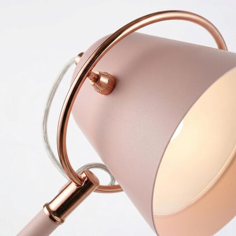 Brightech Zoey LED Floor Lamp - Flexible, Bright Standing Task Light for Puzzles, Crafting, Sewing and Reading - Perfect Dimmable Lighting for Kids Bedrooms, Desks, Nurseries, & Offices - Pastel Pink in Saudi Arabia