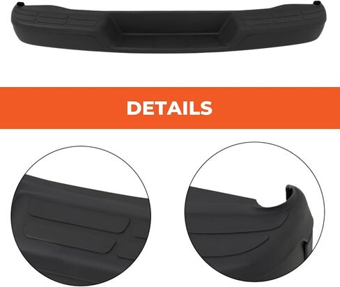 labwork Black Steel Rear Step Bumper Assembly without Park Assist Sensor Holes Replacement for 1996-2023 Chevy Express Savana GM1103143 in Saudi Arabia