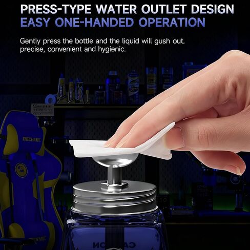 DIYPHONE 5 Oz /150ml Glass Push Down Pump Dispenser Bottle with Cap Push Down Glass Empty Pump Dispenser Pump Alcohol Dispenser Alcohol Bottle for Nail Polish Alcohol Makeup Remover Phone Cleaning in Saudi Arabia