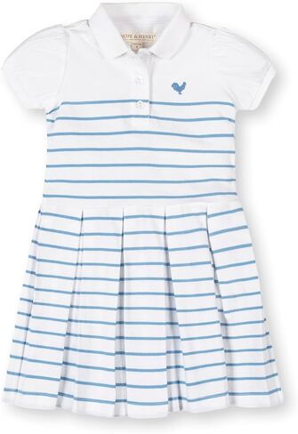 Pique Polo Dress in Organic Cotton by Hope & Henry Girl in Saudi Arabia