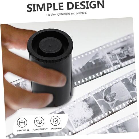 50pcs Plastic Film Canisters Lids Film Storage Containers for Photography Reusable Canisters Moisture and - Black Tubes in Saudi Arabia