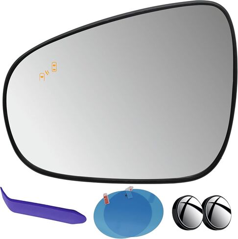 EAP Driver Side Mirror Glass Compatible with Lexus ES300h ES350 2013-2018, IS250 IS350 2015-2020, CT200h 2011-2017, GS350 2013-2020, LS460 2013-2017, RC300 RC350 2015-2019, Heated in Kuwait