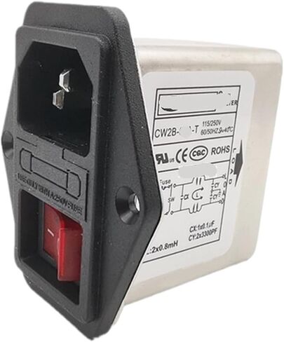 Safety Switch AC Socket Power Filter CW2B-06A-T6A 10A with Indicator Light(CW2B-10A-T 10A) in Saudi Arabia