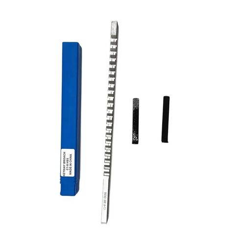 Push-Type Keyway Broach 1pc Push-Type Keyway Broach 8mm C1 Metric Size Broaches Broaching Tools in Saudi Arabia