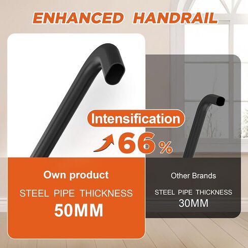 Walking Treadmill for Seniors, Treadmills for Home with Long Handles for Balance, Joint-Friendly Shock Absorption, Smart APP & Heart Rate Monitor, Ideal for Elderly Rehab & Family Workouts in Kuwait