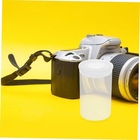 jojofuny 200pcs Plastic Film Canisters Storage Cases Airtight Lids for Camera Reel Coins Keys Art Beads in Saudi Arabia
