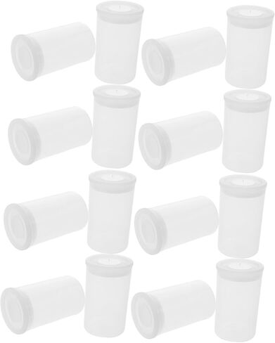 200pcs Film Canisters Caps Plastic Storage Containers for Film Reel Keys Coins Small Accessories Airtight and Portable in Saudi Arabia