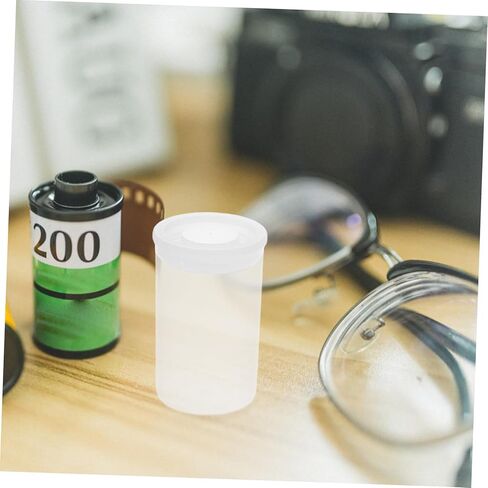 200pcs Film Canisters Caps Plastic Storage Containers for Film Reel Keys Coins Small Accessories Airtight and Portable in Saudi Arabia