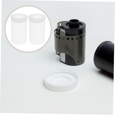 200pcs Film Canisters Caps Plastic Storage Containers for Film Reel Keys Coins Small Accessories Airtight and Portable in Saudi Arabia
