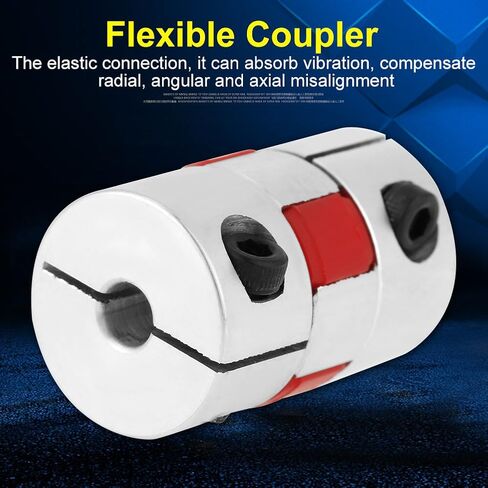 Kikumi Flexible Spider Shaft Coupling, Outer Diameter 20mm X Length 25mm, CNC Stepper Motor Coupling Connector in Saudi Arabia