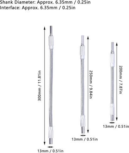 Flexible 3Pcs Carbon Steel Extension Set for Computer Box/Cover Electrical Cabinet Furniture Repair in Saudi Arabia