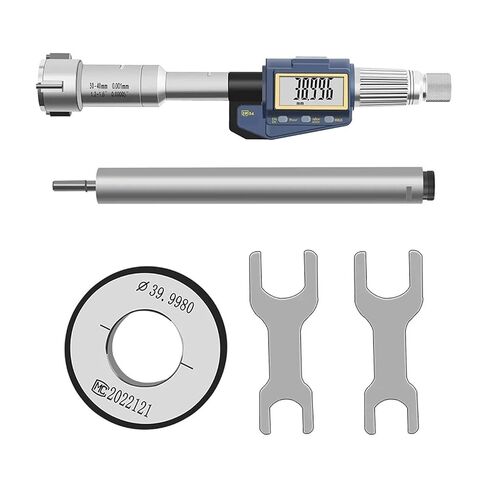 6-100 مللي متر شاشة ديجيتال إلكترونية ثلاثة مخلب ثلاث نقاط القطر الداخلي ميكرومتر تحمل ثقب داخلي قياس (10-12 مللي متر) in Kuwait